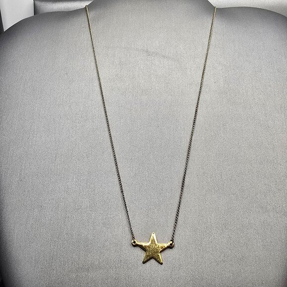 VTG Carla 14K Gold Filled Star Pendant Necklace 15" Minimalist Delicate - Picture 9 of 16